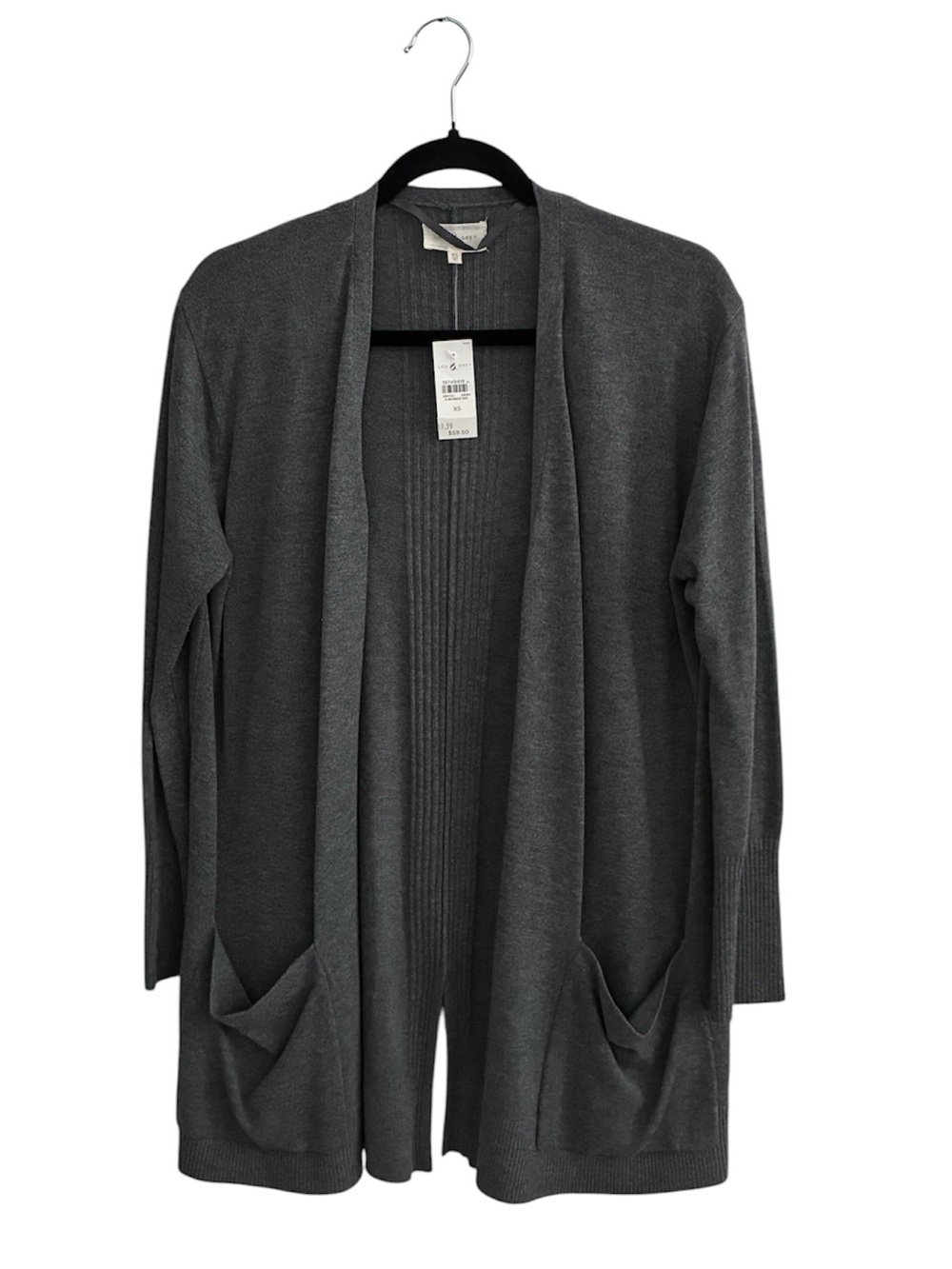 New Lou & Grey Signaturesoft Open-Front Cardigan Sweater